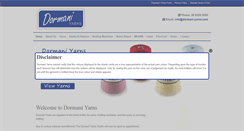 Desktop Screenshot of dormani-yarns.com