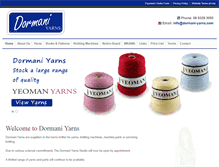 Tablet Screenshot of dormani-yarns.com